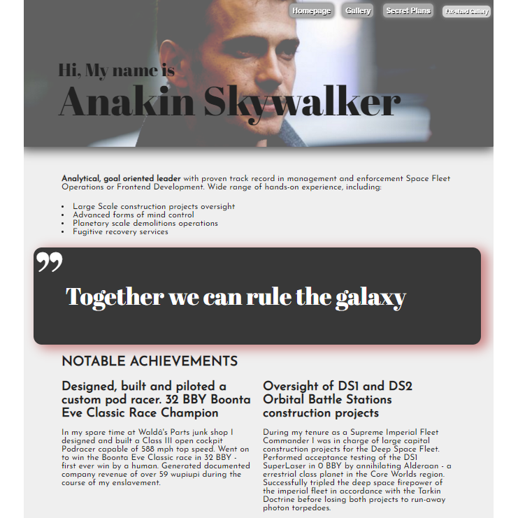 The Skywalker project